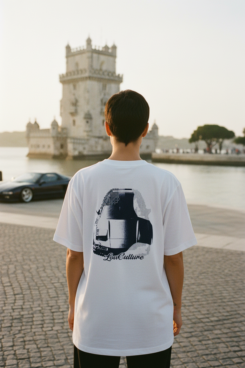 Drive With Passion — T-shirt Branca | Lowculture
