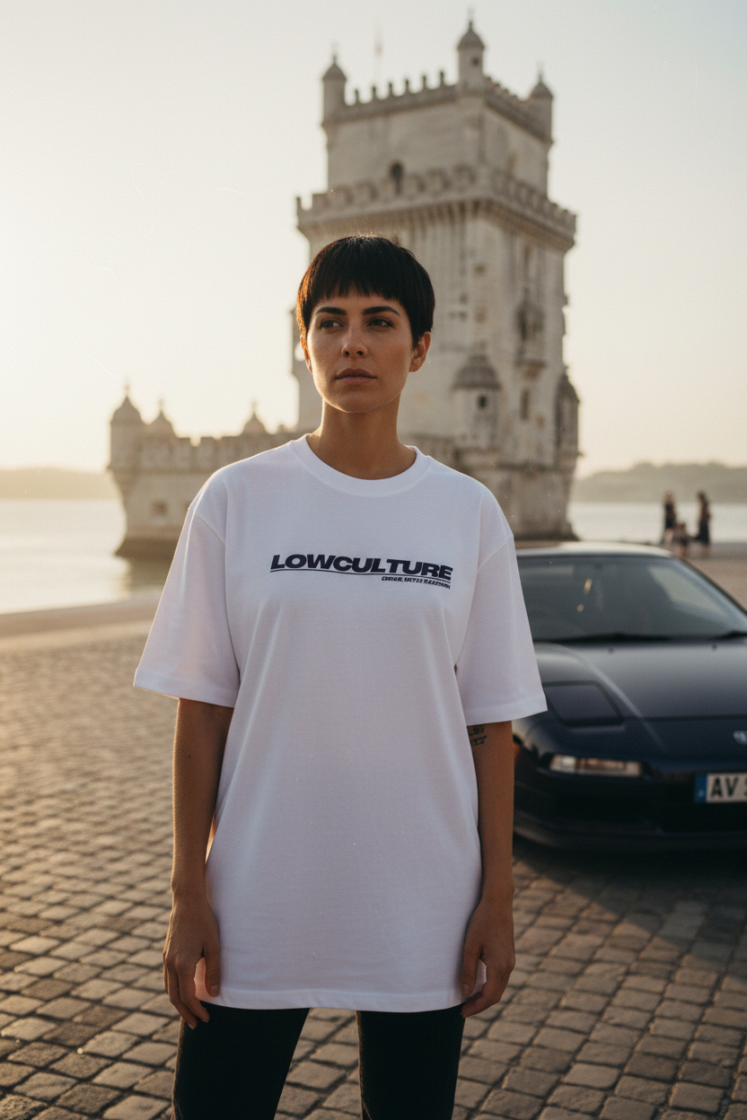 Drive With Passion — T-shirt Branca | Lowculture