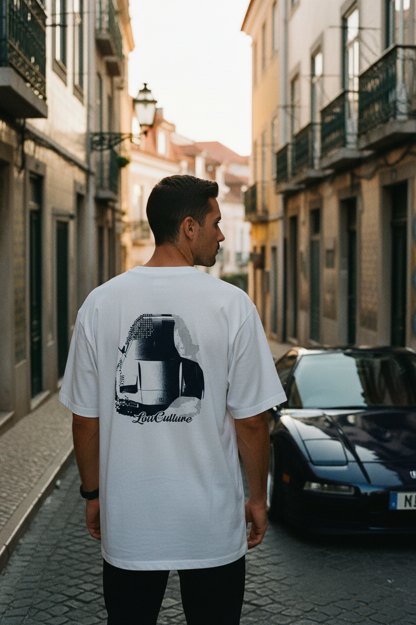 Drive With Passion — T-shirt Branca | Lowculture