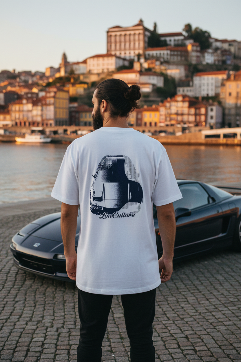 Drive With Passion — T-shirt Branca | Lowculture