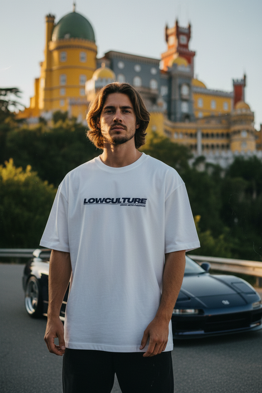 Drive With Passion — T-shirt Branca | Lowculture